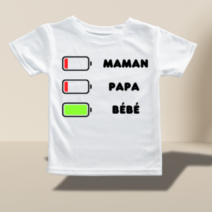 T-shirt enfant "Batterie"