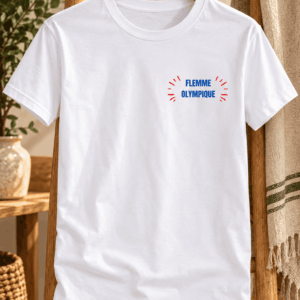 T-shirt Flemme olympique humoristique pour adulte