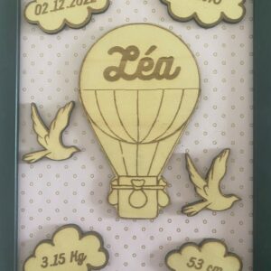 cadre de naissance personnalisable
