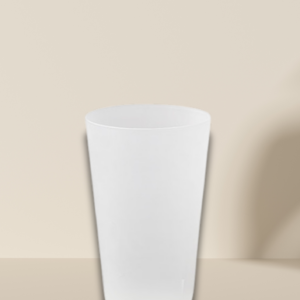 verre réutilisable de couleur givré