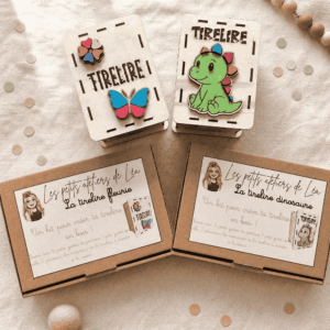 Atelier créatif enfant tirelire à peindre papillon ou dinosaure Les Petits Ateliers de Léa