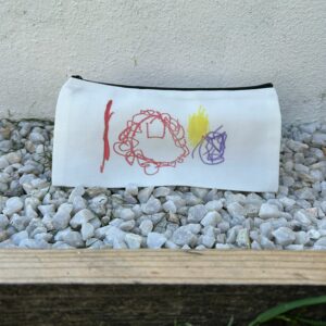 Pochette personnalisée avec dessin réalisé par un enfant