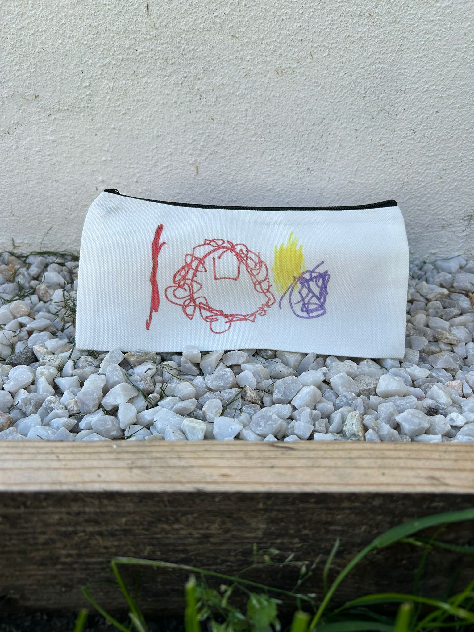 Pochette personnalisée avec dessin réalisé par un enfant