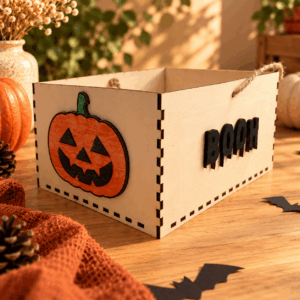 Panier Halloween à fabriquer et peindre pour enfant