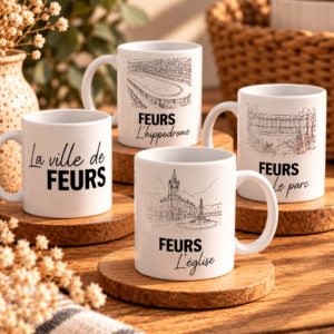 Mug Feurs La ville de Feurs